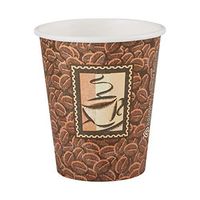 Dixie 10 oz. Paper Hot Coffee Cup by GP PRO (Georgia-Pacific),  Java Design, 2340DJ, 1,000 Count (50 Cups Per Sleeve, 20 Sleeves Per Case)