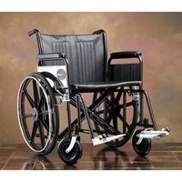 Duro-Trac Wheelchair - 24" Removable desk arm, detachable footrest 350 lb capacity - Model WCDS2407P
