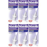 Nostrilla Nasal Decongestant Original Fast Relief 0.50 oz (Packs of 6)