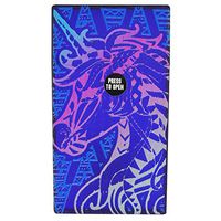 Cigarette Box Case for Full Pack of 100s Cigarettes, Soft Touch Plastic - Unicorn