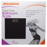 Sylvania Digital Glass Bathroom Scale