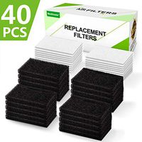 Medihealer 40 Packs CPAP Filters - Disposable Foam Filter and Ultra Fine Filters for M Series, PR System One and SleepEasy Series Machines - Premium Disposable Filter, Replacement Filters Supplies