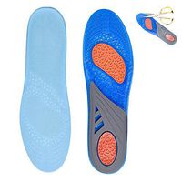 GEL Sports Insoles, Unisex-adult inserts with Best buffer and Shock Absorption, Relieve Foot Pain and Fasciitis (7.5 US-14 US)