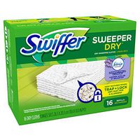 Swiffer Sweeper Dry Sweeping Pad Refills with Febreze Lavender Vanilla & Comfort Scent, 16 Count