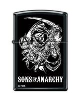 Zippo SOA Grim Reaper Black Matte Pocket Lighter