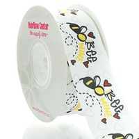 1.5" Bee Mine Grosgrain Ribbon 25yd