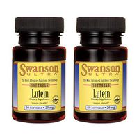 Swanson Lutein 20 Milligrams 60 Sgels (2 Pack)