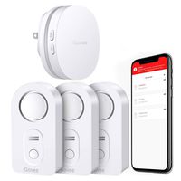 Govee WiFi Water Sensor, Smart APP Leak Alert, Wireless Water Alarm and Alarm with Email, Notification, App Alerts, Remote Monitor Leak for Home Security Basement (Don't Support 5G WiFi) -3 Packs
