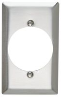 Legrand - Pass & Seymour SS724CC20 Smooth 302 Stainless Steel One Gang Power Outlet Easy Install