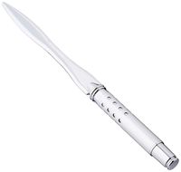 MUNISO Metal Knife Letter Opener,Easy and Safe Paper Cutting Knife,5.9 inches, Silvery Handle & Blade.