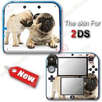 Dog Pug Adorable Pet NEW SKIN VINYL STICKER DECAL COVER #1 for Nintendo 2DS