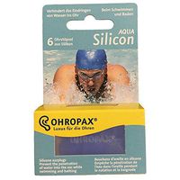 Ohropax Silicone Aqua Pack of 6