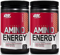 Optimum Nutrition Essential Amino Energy, Pack of Two 30 Servings (Strawberry Lime 2 x 30 Servings)