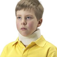 OTC Kidsline Cervical Collar Soft Foam Neck Brace, White, Youth