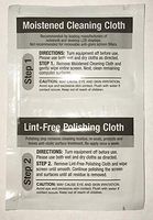 Laptop & LCD cleaning Kit (2-step cleaner for laptop and LCD screens) (3 pre-moistened cleaning sheets, 3 lint-free polishing cloths, 1 microfibre finishing cloth)