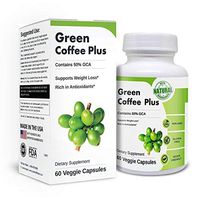 Green Coffee Plus | Premium Green Coffee Bean Extract. Supports Weight Loss, Rich in Antioxidants. Non-GMO, Vegan, Gluten Free. 60 Capsules