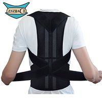 Lumbar Back Brace Lightweight and Comfortable Posture Adjustable Breathable Mesh Support Belt S-XXL …