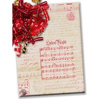 Religious Wrapping Paper for Christmas (Silent Night Sheet Music), 30" x 15 FT ROLL