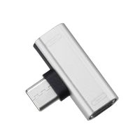 Iusun for Letv2Pro Max2 USB C 3.5mm Converter USB C Audio Cable Charger 2 in 1 Type C to Type C Jack Aux Earphone Adapter Convert Connector Lightweight Portable (Silver)