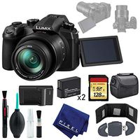 Panasonic Lumix DC-FZ1000 II Camera - Wallet & Reader - 128GB Memory Card - Case - Battery x2 - Rapid Charger