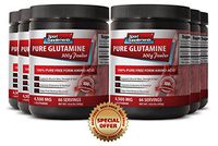 L glutamine Women - L-GLUTAMINE Powder 300g - Speeds Wound Healing (6 Bottles)