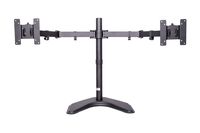 MonMount Dual LCD Free Standing Monitor Mount for Up to 27" Displays (LCD-6460B-ECO)