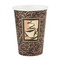 Dixie 12 oz. Paper Hot Coffee Cup by GP PRO (Georgia-Pacific), Java Design, 2342DJ, 1,000 Count (50 Cups Per Sleeve, 20 Sleeves Per Case)