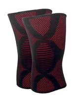 KXP Compression Support Breathable Nylon Knee Braces One Pair claret XL