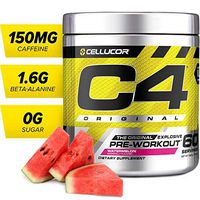 C4 Original Pre Workout Powder Watermelon | Vitamin C for Immune Support | Sugar Free Preworkout Energy for Men & Women | 150mg Caffeine + Beta Alanine + Creatine | 60 Servings