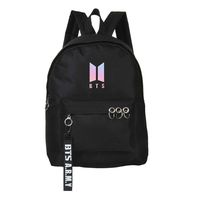 Bosunshine BTS Love Yourself V Suga Jin Jimin Jung Kook Casual Backpack Daypack Laptop Bag College Bag Book Bag School Bag (Black6)