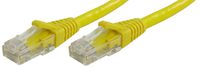 Lynn Electronics OLG10AYEY-001 Optilink CAT5E 1-Feet Patch Cord, Yellow, 4-Pack
