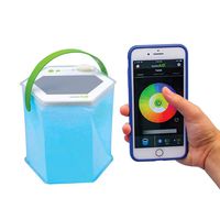 LuminAID Bloomio Twist Solar Lantern with Bluetooth and iPhone/Android App-Integration
