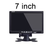 HDMEU 7" Inches Rearview Car LCD Monitor by Pyle - Parking Monitor Assistant with Wireless Remote Control - Full Color Wide Screen - Can Be Installed in Headrest Post (PLHR70)