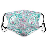 Mouth Masks for Dust Protection Face Mask Washable Earloop Mask Activated Carbon Filter Bohemian Print