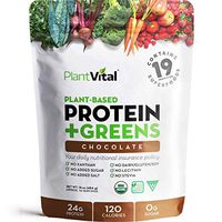New! Plant Based Chocolate Protein Powder w 19 Superfoods, Veggies & Probiotics. Raw Cocoa, Kale, Beets, Spirulina & More! Vegan, Organic, Non-GMO, Gluten Free.