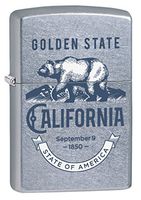 Zippo Lighter: California, The Golden State - Street Chrome 78135
