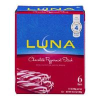 Luna Choc 6ct Pepermint S Size 10.2z Luna Chocolate Peppermint Stick 10.2oz