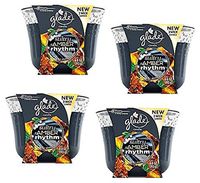 4 Glade Scented Candle Sultry Amber Rhythm 3 wick 6.8oz Limited Edition Glass