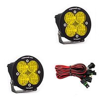 Baja Designs Squadron-R Sport Pair UTV LED Light Wide Cornering Amber Pattern