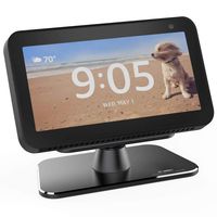 VMEI Echo Show 5 Metal Stand, Metal Holder for Echo Show 5 Can 360 Degree Rotatable,Tilt The Viewing Angle of Echo Show 5 Screen Up and Down.(Grey)