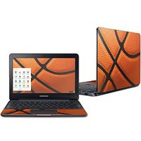 Mightyskins Skin Compatible with Samsung Chromebook 3 11.6" - Basketball | Protective, Durable, and Unique Vinyl Decal Wrap Cover | Easy to Apply, Remove, and Change Styles | Made in The USA