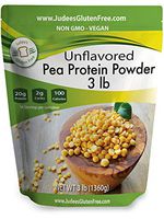 Pea Protein Powder (80% protein) 3 lb (1.5 lb also), Keto, Non GMO, Vegan, Dairy Free, Soy Free, Dedicated Gluten & Nut Free Facility, 20 grams protein/serving