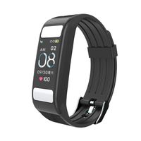 Smart Watch, Activity Tracker with Smart Body Fat Watch Monitor for Women, Slim Heart Rate Blood, Calorie Counter Compatible iOS and Android Phones (Blck)