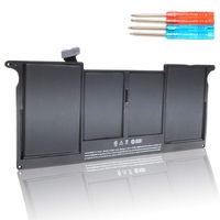 A1406 New Laptop Battery Replacement for MacBook Air 11 Inch A1465 A1370 (Mid 2011 2012 2013 Early 2014 2015 Version); MC968 MD223 MD711 020-7376-A 020-7377-A