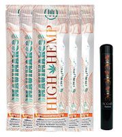 Herb Airtight Pocket Protector with Organic Maui Mango Hemp Wraps Vegan Non-GMO 5 Count DC Crafts Nation - Tiki Man