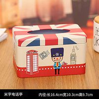 T-ZJHC Roll Paper Tissue Box Home Living Room core Tray Paper Tray Paper Tray, Light Brown Rice Phone Booth