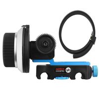 Foto4easy DP3000 M3 DSLR Follow Focus Quick Release Clamp + Speed Crank Handle + Gears for Matte Box 15mm Rail Rod Rig Nikon Canon Sony DSLR Cameras