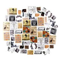 DIY Notebook Laptop Stickers Pack, Vsco Girl Kids Washi Sticker for Diary Album Notebook Scrapbook Cell Phone Notebook Suitcase Cute Stationery Sticker, Pack of 60pc