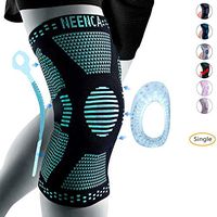 NEENCA Professional Knee Brace,Knee Compression Sleeve Support for Men Women,Medical Grade Knee Protector for Running,Meniscus Tear,Arthritis,Joint Pain Relief (Blue-2, XX-Large)