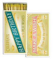 Matches - Happy Birthday (Set of 6)